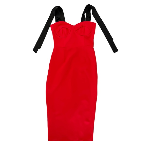 Lola red lovely midi dress - Picture 9 of 9